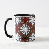 Vierer Band Kaleidoskop Art Zwölf Tasse (Links)