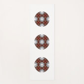 Vierer Band Kaleidoskop Art Zwölf Yogamatte (Vorderseite)