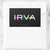 Vierer Blatt Rechteckiger Aufkleber (Tasche)