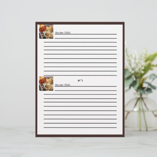 Vierer-Dessert-Tafel mit schokoladenbraunen Rezept (Stehend Vorderseite)