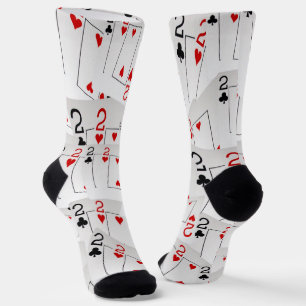 Vierer-Doppelschichten, Poker-Socken Socken