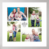 Vierer-Foto-Print der Square Custom Family