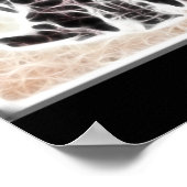 Vierer-Fraktal-Poster Poster (Ecke)