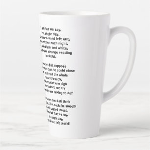 VIERER UNSAID MILCHTASSE