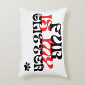 Viererfreunde Dekokissen (Vorderseite(Vertikal))