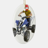 Viererkabel-Fahrrad ATV, das zur Front kommt Keramik Ornament (Rechts)