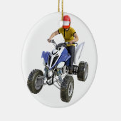 Viererkabel-Fahrrad ATV, das zur Front kommt Keramik Ornament (Rechts)