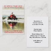 Viererkabel nicht für den Straßenverkehr - Visitenkarte (Vorne/Hinten)