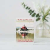 Viererkabel nicht für den Straßenverkehr - Visitenkarte (Stehend Vorderseite)