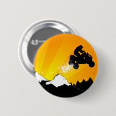 Viererkabel. orange Sonnenuntergang Button (Vorne & Hinten)