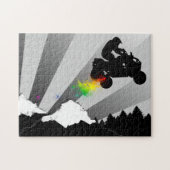 Viererkabel: Schmutzspur Puzzle (Horizontal)