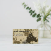 Viererkabel: Schmutzspur: Visitenkarte (Stehend Vorderseite)