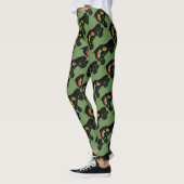 Viererkabelrollen-Skateregenbogen Leggings (Links)