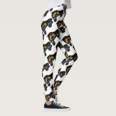 Viererkabelrollen-Skateregenbogen Leggings (Rechts)