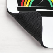 Viererkabelrollen-Skateregenbogen Mousepad (Ecke)