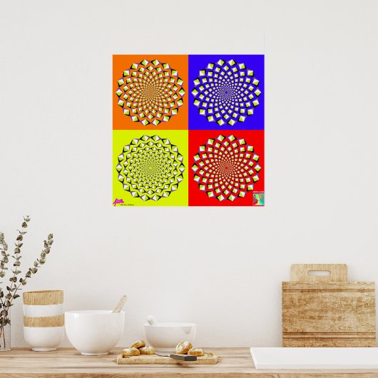 Viererplakat Poster (Küche)