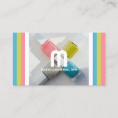 Vierfarbige Set Nail Polnischer Nail Wellness-Cent Visitenkarte (Vorderseite)