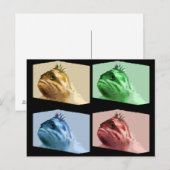 Vierfarbiger Rockfish Postkarte (Vorne/Hinten)