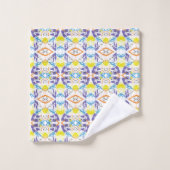 Vierfarbiges Badetuch-Set Badhandtuch Set (Waschlappen)