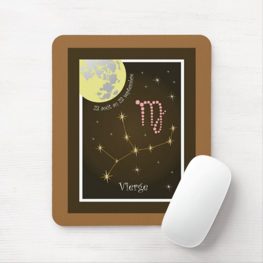 Vierge 23 août au 23 septembre Mauspad (Mit Mouse)