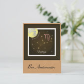 Vierge 23 août au 23 septembre Postkarte (Stehend Vorderseite)