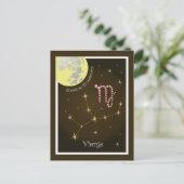 Vierge 23 août au 23 septembre Postkarte (Stehend Vorderseite)