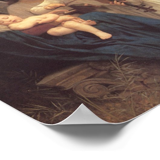 Vierge aux Anges Poster (Ecke)