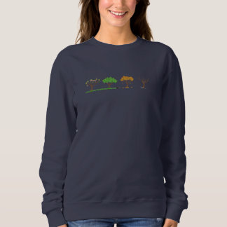 Vierjahreszeit Gesamtlandschaft Sweatshirt