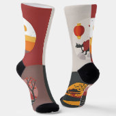 Vierjahreszirkel Socken (Gewinkelt)