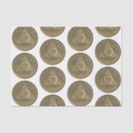 Vierjährige Erholung-Jahrtausendcoin Seidenpapier