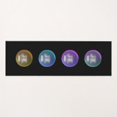 Vierjährige Yoga Mat Yogamatte (Vorderseite (Horizontal))