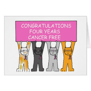 Vierjähriges krebsfreies Jubiläum