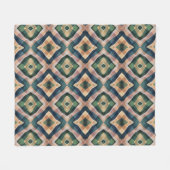 VIERKANT GOTIK STIL FLEECEDECKE (Vorderseite (Horizontal))