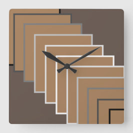 Vierkant Quadratische Wanduhr
