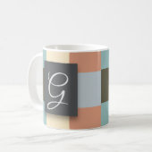 Vierkantfarben Kaffeetasse (Vorderseite Links)