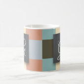Vierkantfarben Kaffeetasse (Mittel)