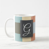 Vierkantfarben Kaffeetasse (Links)