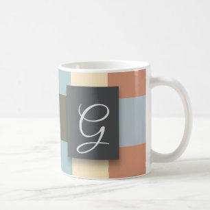 Vierkantfarben Kaffeetasse