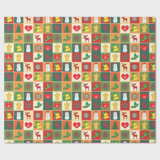 Vierkantpapier Geschenkpapier (Flach)