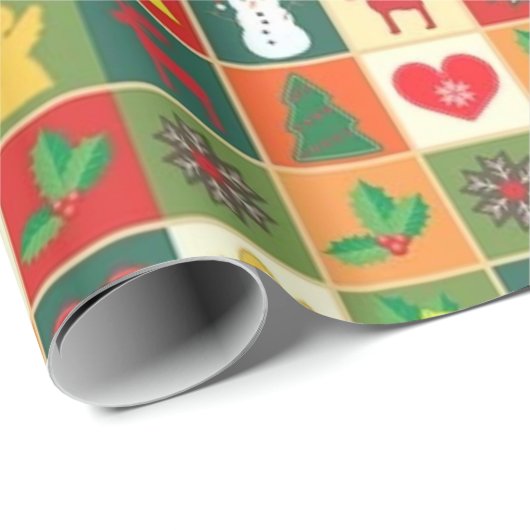 Vierkantpapier Geschenkpapier (Rolleneckpunkt)