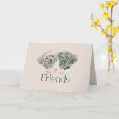 Viermal geklappte Grußkarte für Freunde Karte (Gelbe Blume)