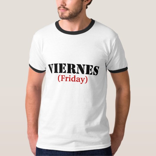 VIERNES (Freitag) T-Shirt (Vorderseite)
