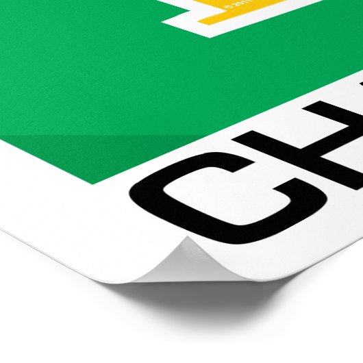 Vierplatz-Champion Poster (Ecke)