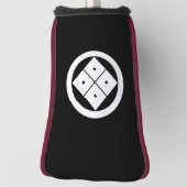 Vierquadrat in einem Kreis getilgt Golf Headcover (Rotieren 90)