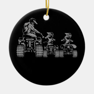 Vierrad-Evolution ATV 4 Wheeler Keramik Ornament