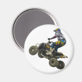 Vierrad Magnet (Vorderseite/Rückseite)