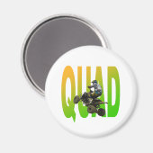 Vierrad Magnet (Vorderseite/Rückseite)