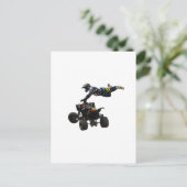 Vierrad Postkarte (Stehend Vorderseite)
