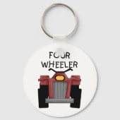 Vierrad-Tshirts und Geschenke Schlüsselanhänger (Vorderseite)