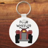 Vierrad-Tshirts und Geschenke Schlüsselanhänger (Vorderseite)